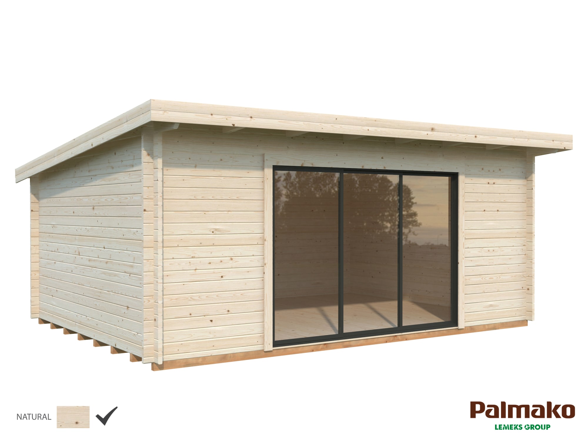 Palmako Lea 19,4 m2 Slide Plus vierasmaja