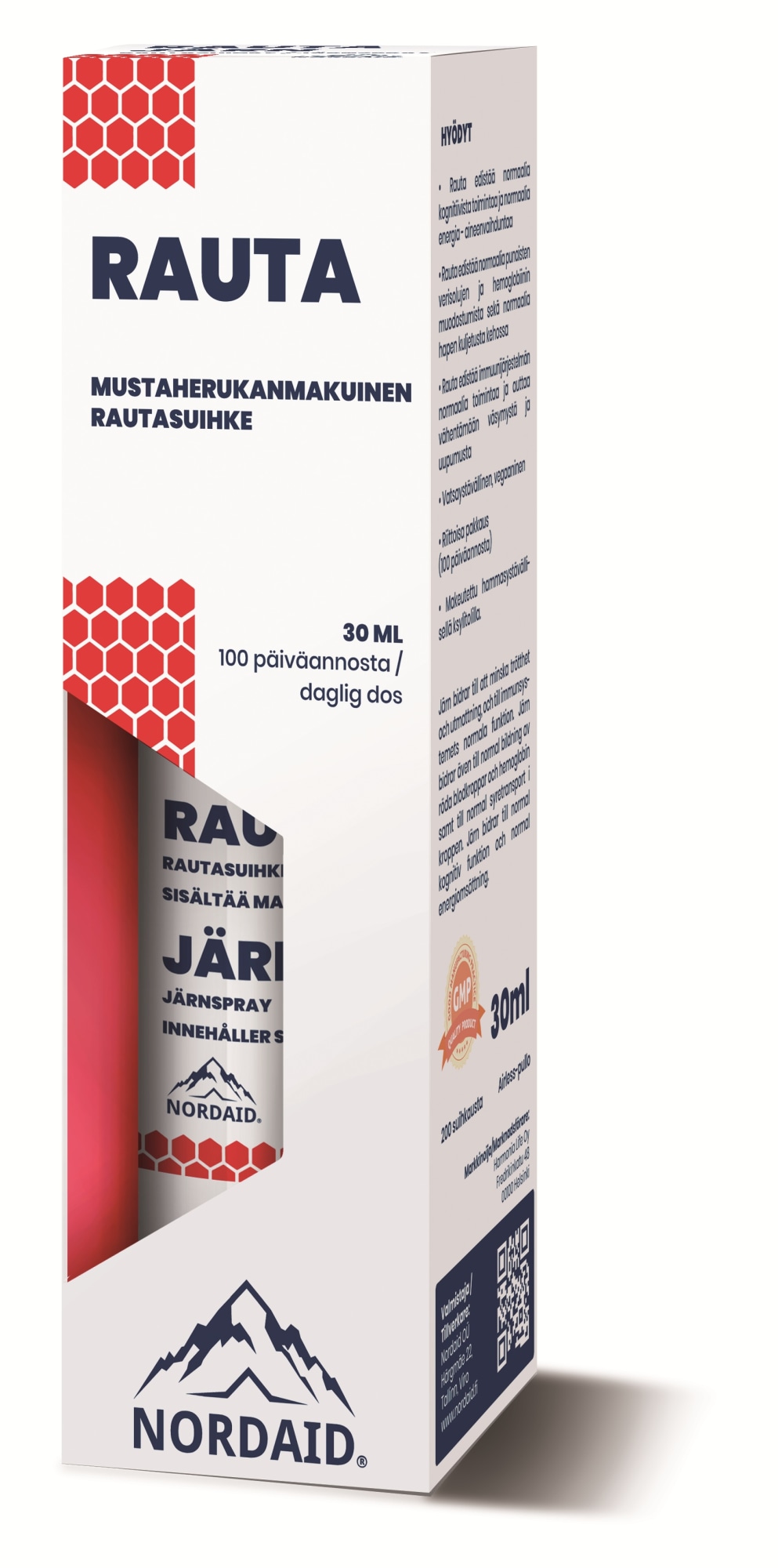 Nordaid Rautasuihke 30 ml ravintolisä