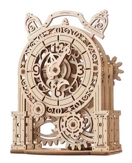 UGears Vintage Alarm Clock kello pienoismalli
