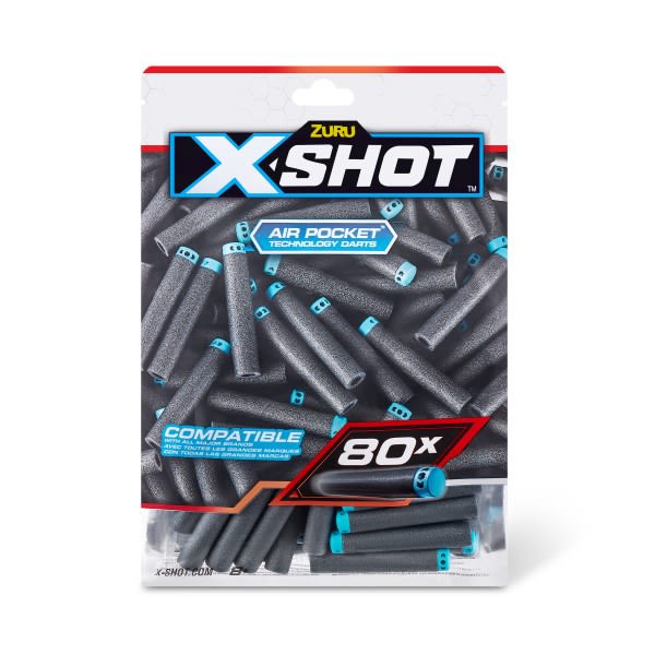 X-Shot Excel 80 Refill Darts vaahtomuovinuolipakkaus