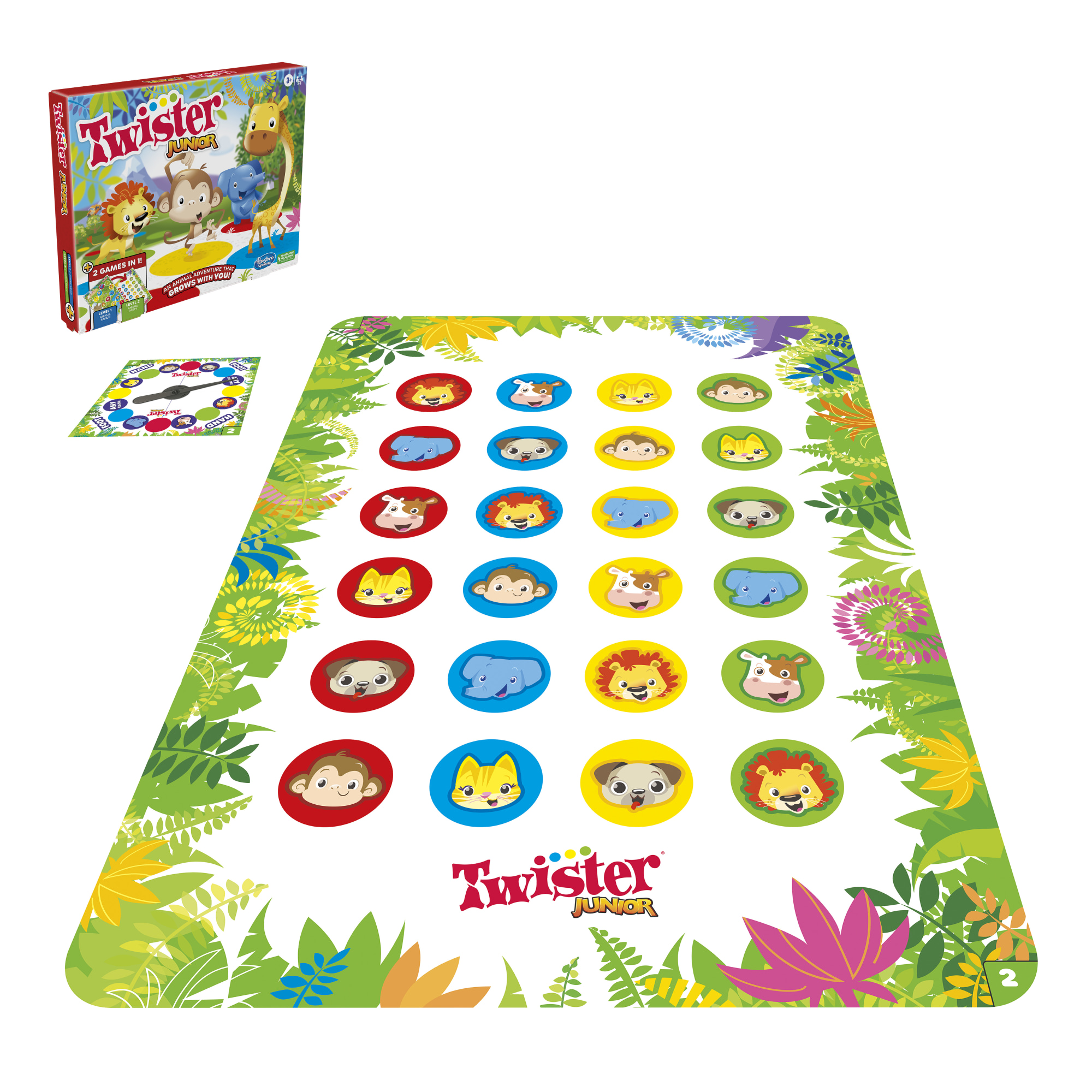 Hasbro Gaming Twister Junior Plus lautapeli