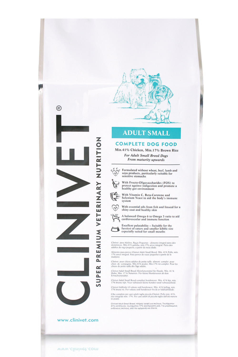 Clinivet Adult small 4 kg koiran kuivaruoka