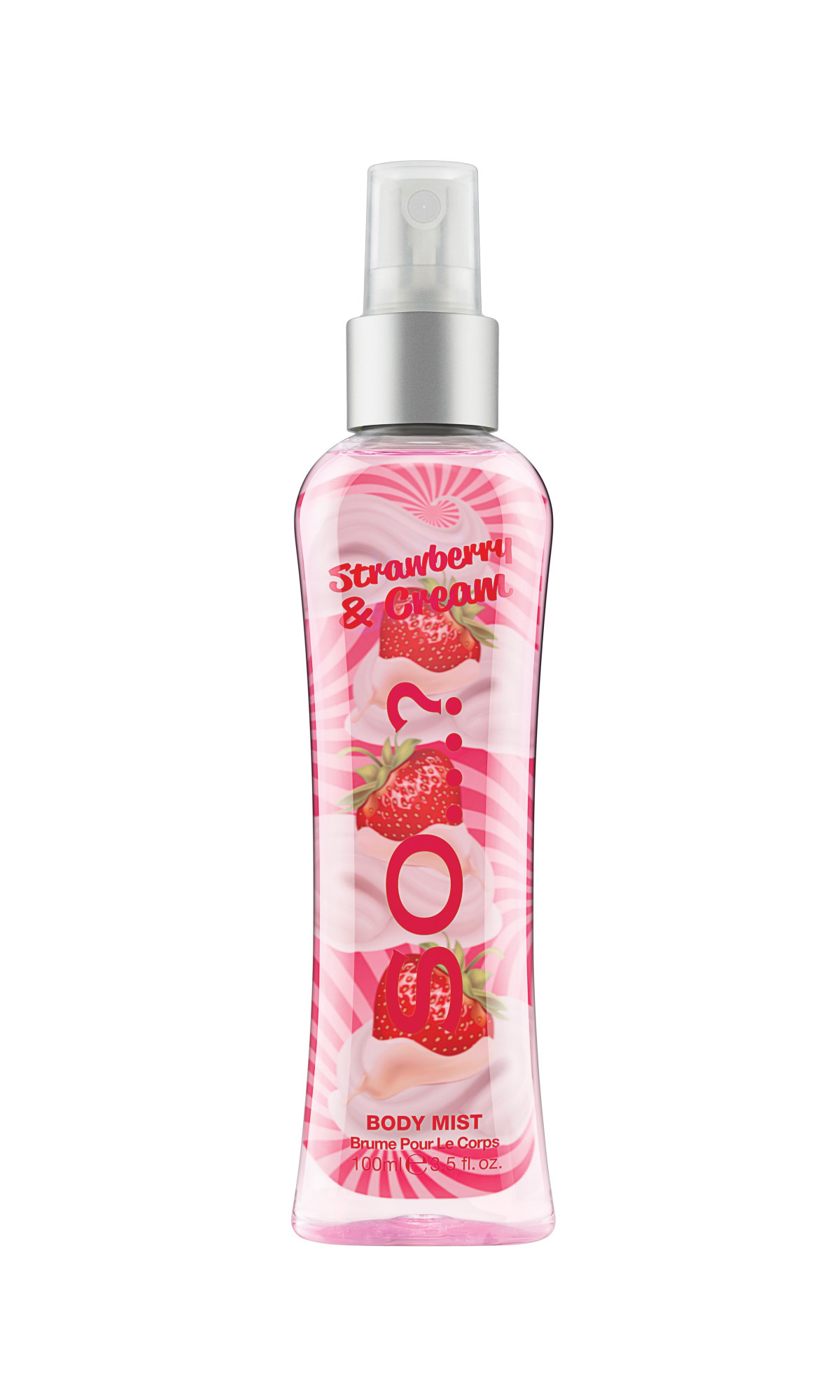 SO…? Body Mist Strawberry & Cream 100 ml vartalotuoksu