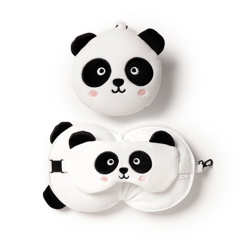 Relaxeazzz Travel Buddy Panda matkapehmo