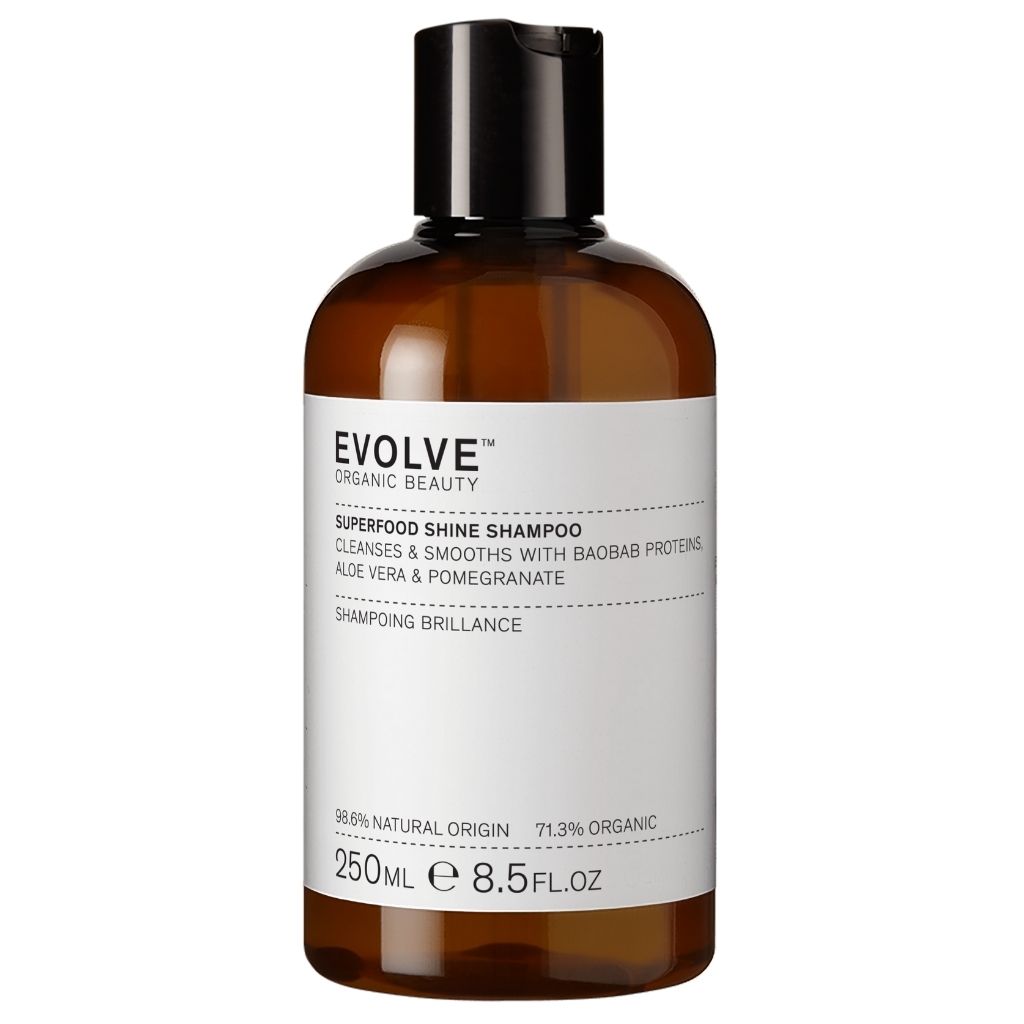 Evolve Organic Beauty Superfood Shine 250 ml shampoo