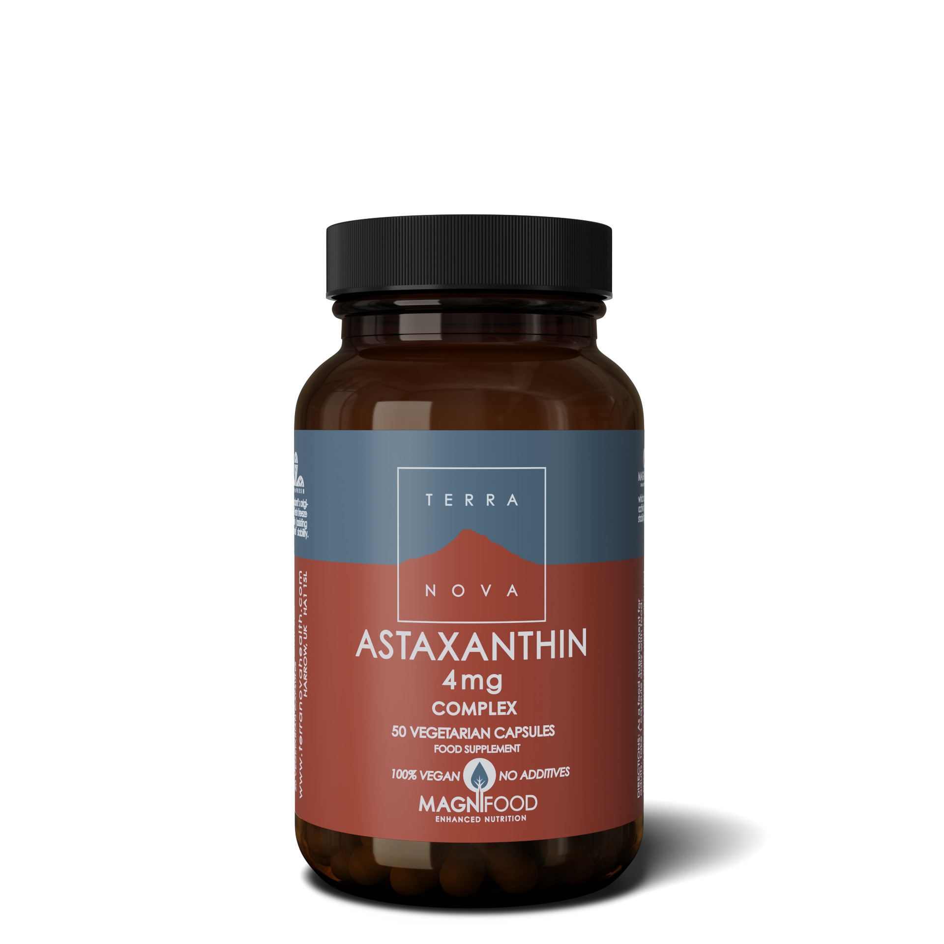 Terranova Astaxanthin 4 mg Complex 50 kaps. ravintolisä