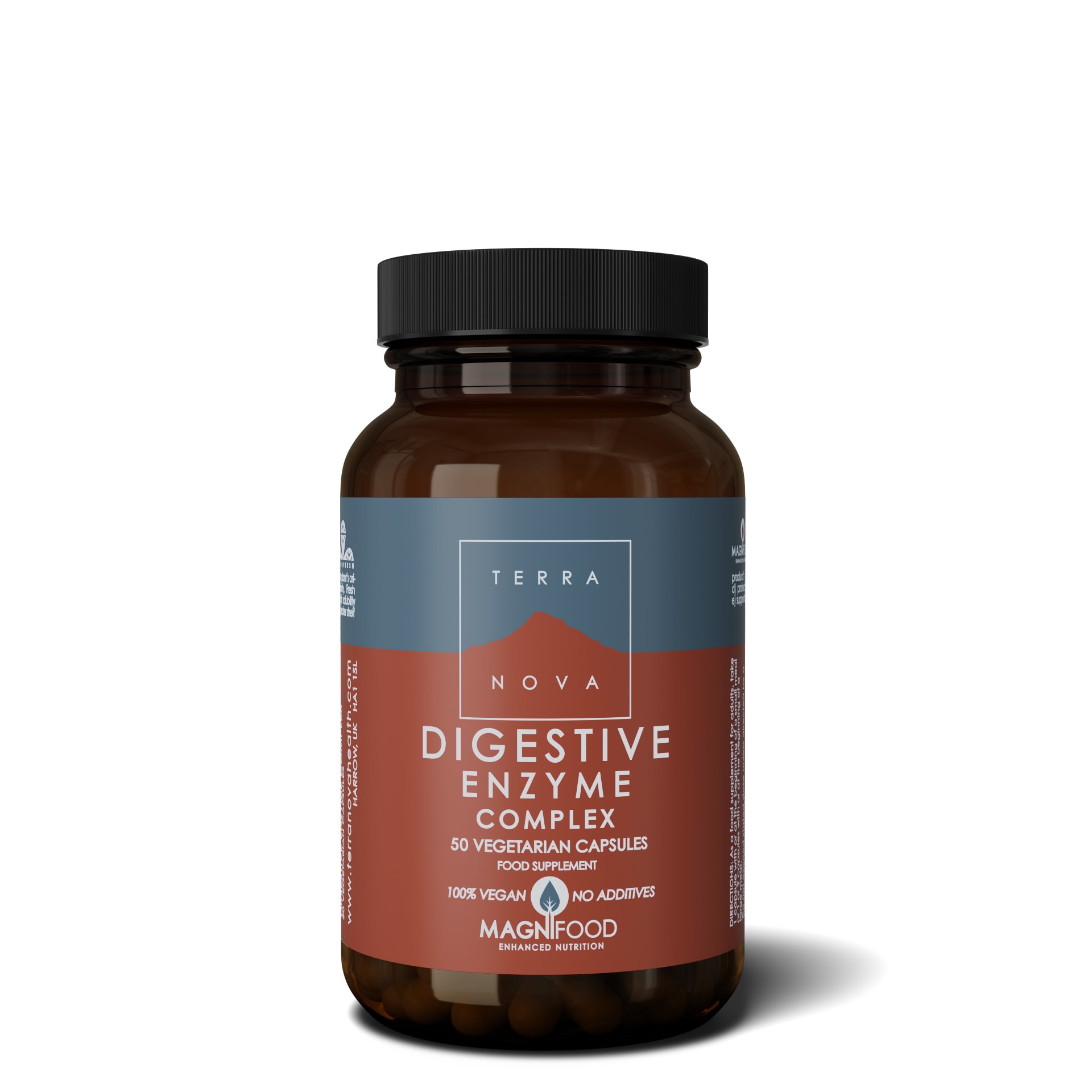 Terranova Digestive Enzyme Complex 50 kaps. ravintolisä