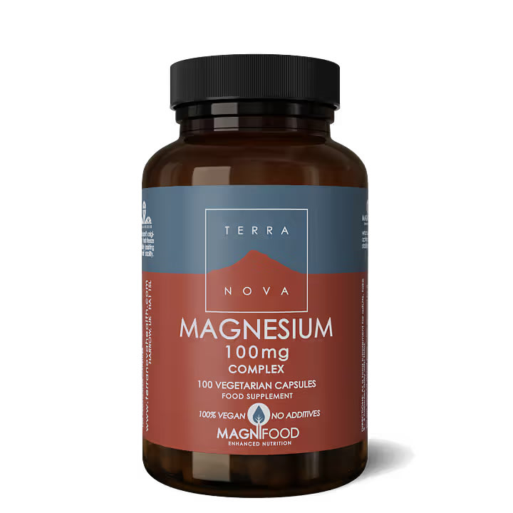 Terranova Magnesium 100 mg Complex 50 kaps. ravintolisä