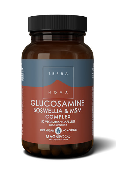 Terranova Glucosamine, Boswellia & MSM Complex 50 kaps. ravintolisä