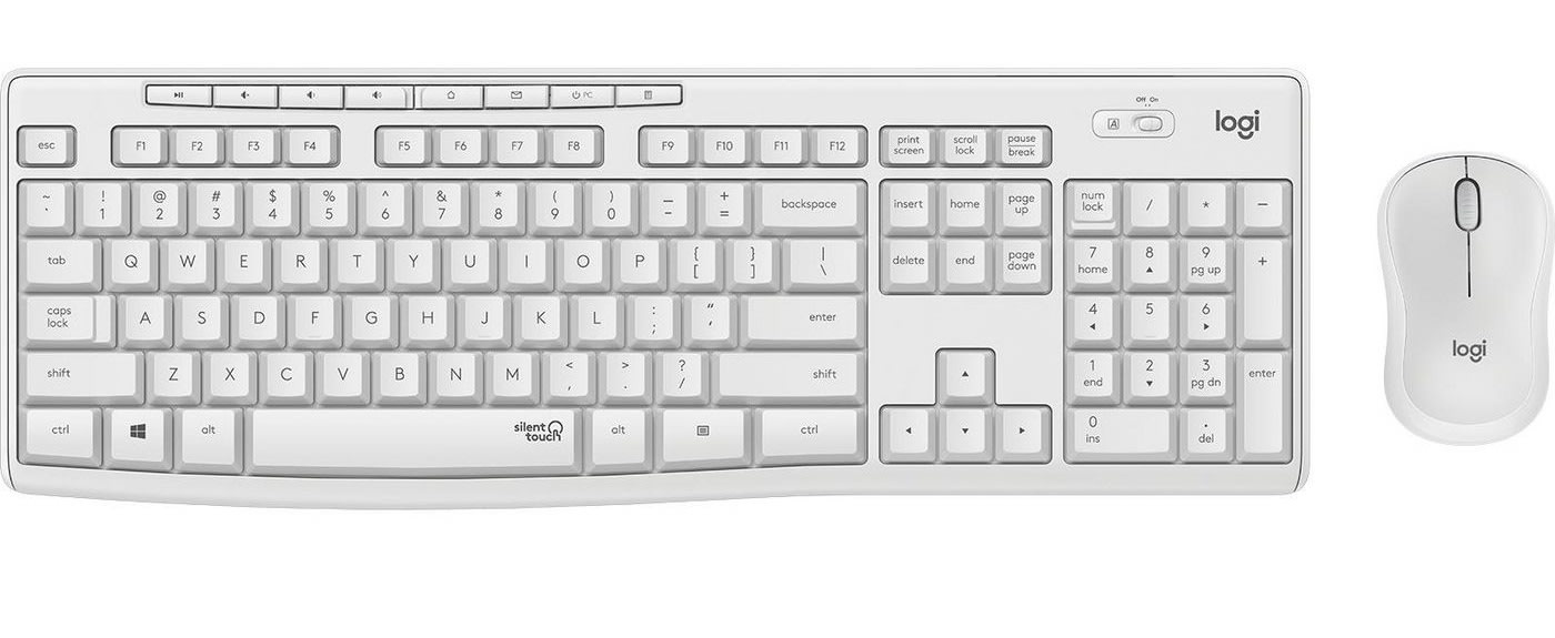 Logitech MK295 Silent langaton hiiri ja näppäimistö