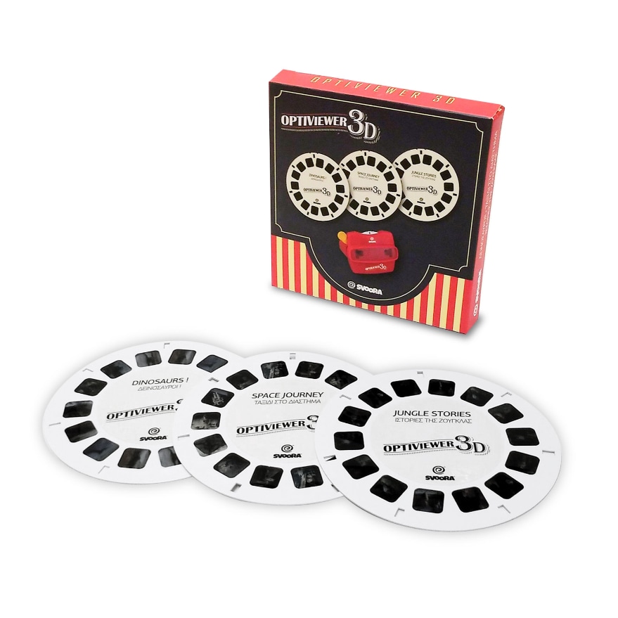 Svoora 3D katselulaitteen kuvakiekot 3 kpl