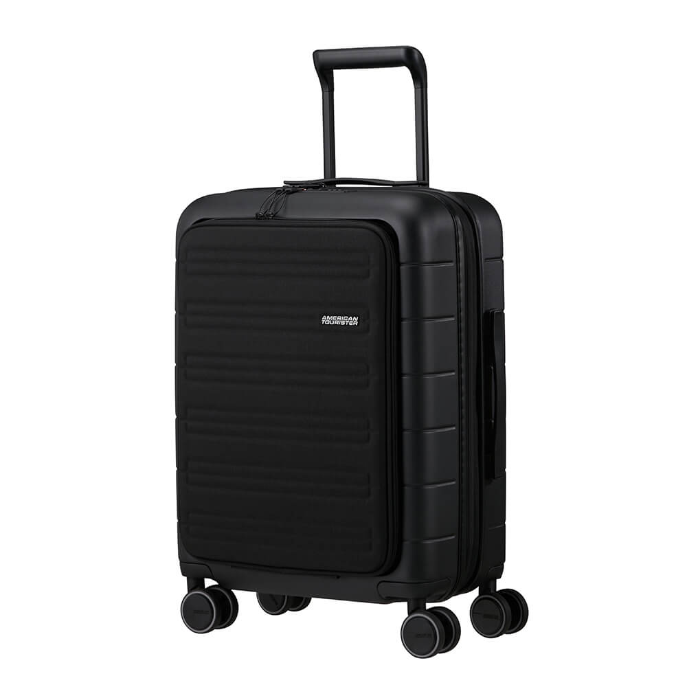 American Tourister Nova Stream Spinner 55/20 Expand Smart Black matkalaukku
