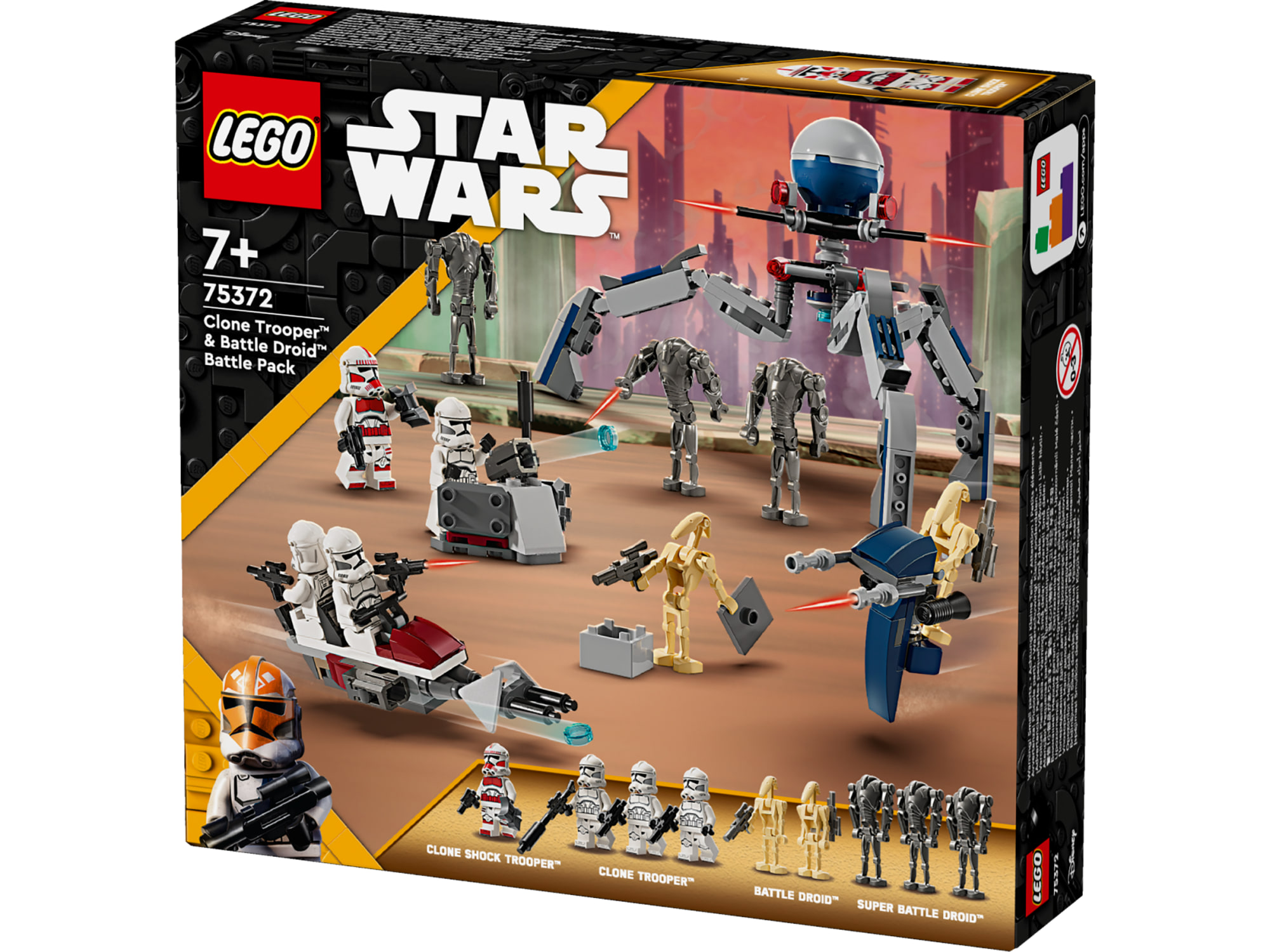 LEGO Star Wars 75372 Kloonisoturin ja taisteludroidin taistelupakkaus