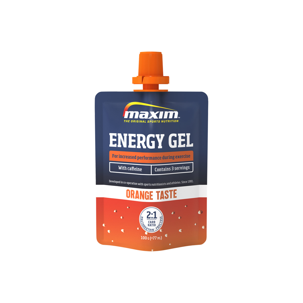 Maxim Energy Gel Orange 100 g energiageeli