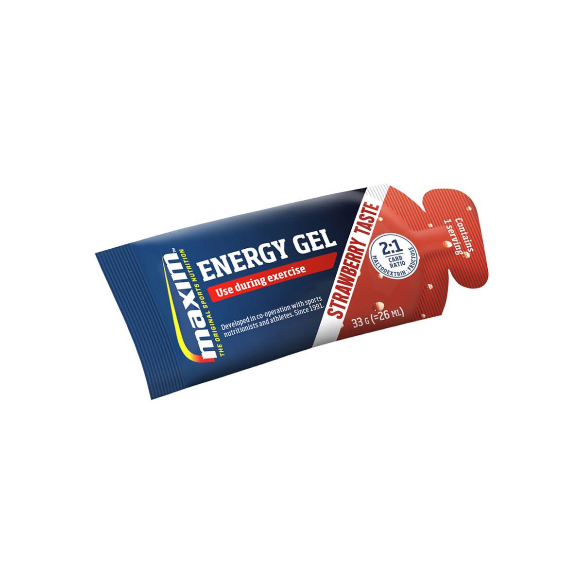 Maxim Energy Gel strawberry single 33 g energiageeli
