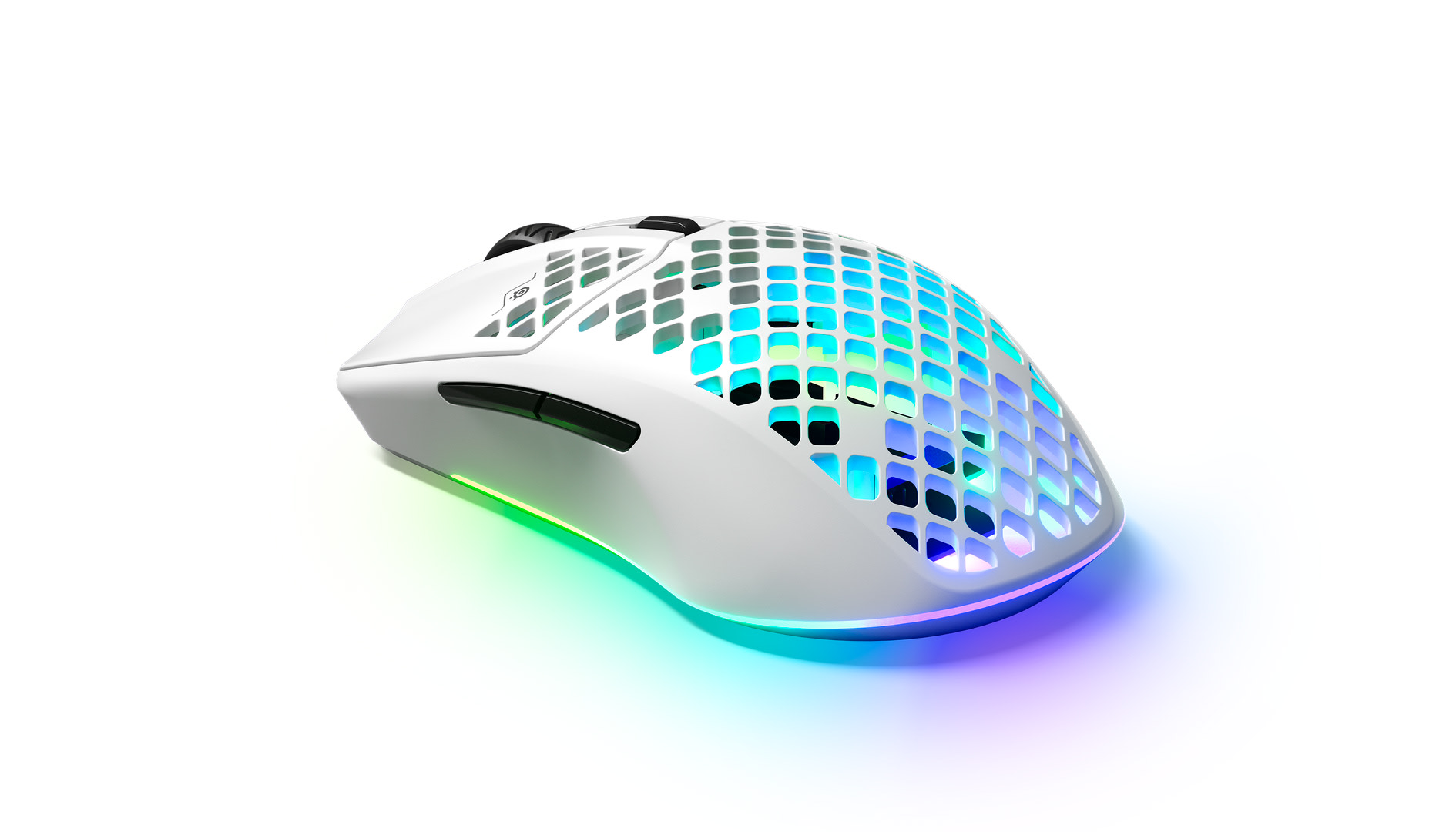 SteelSeries Aerox 3 Wireless (2022) Snow langaton pelihiiri