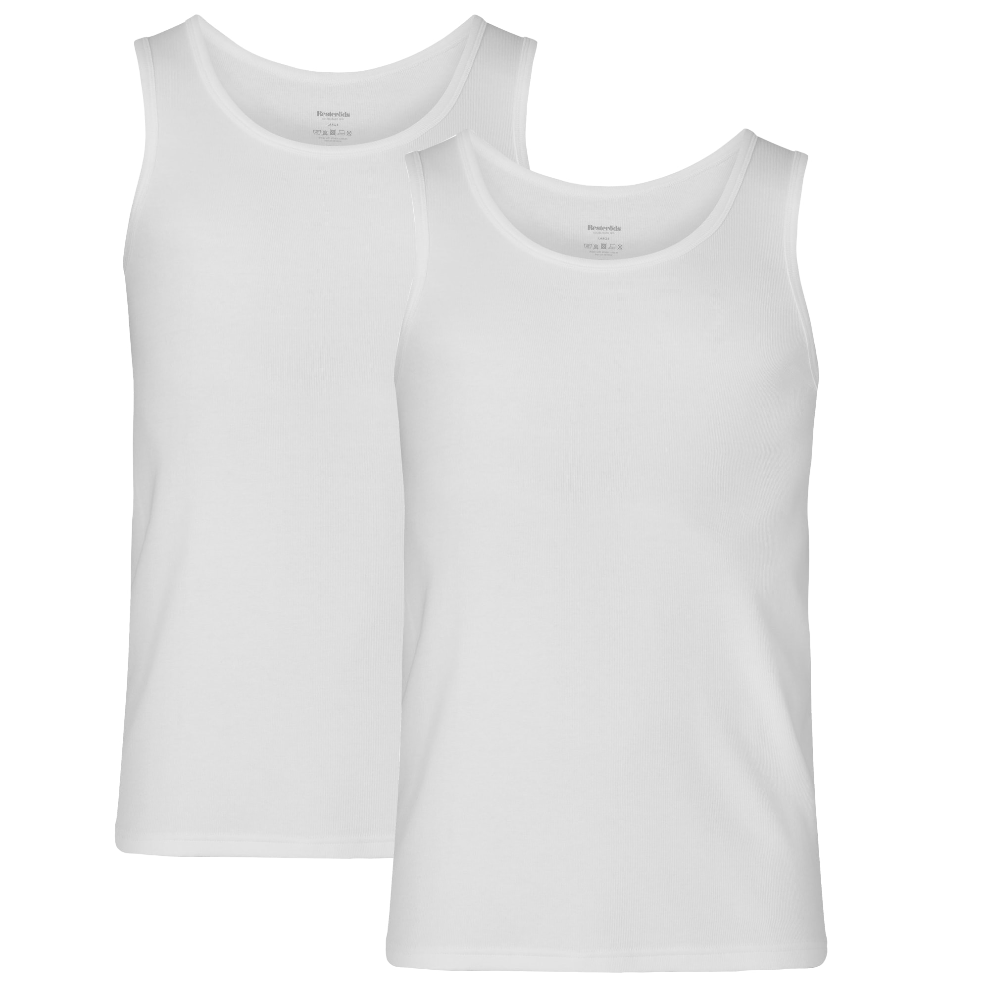 Resteröds miesten 2-pack hihaton paita