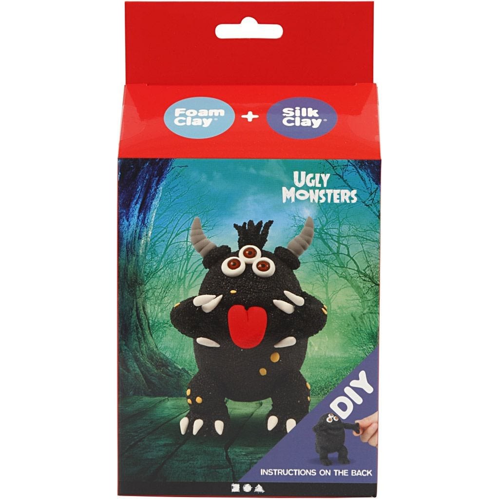 Creativ Company Musta hirviö askartelupakkaus