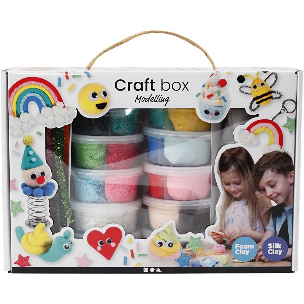 Creativ Company Foam Clay ja Silk Clay setti