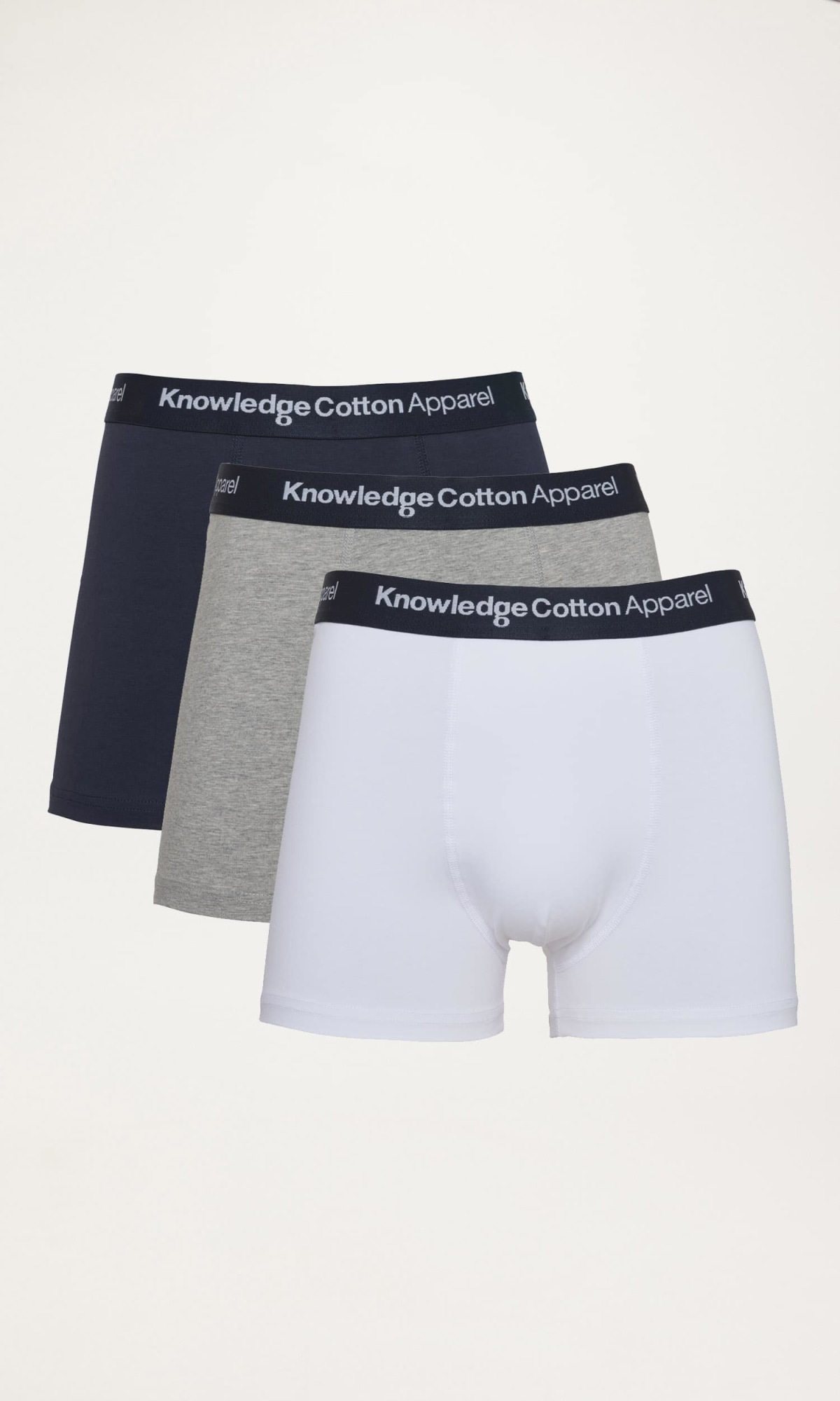 KnowledgeCotton miesten 3-pack bokserit