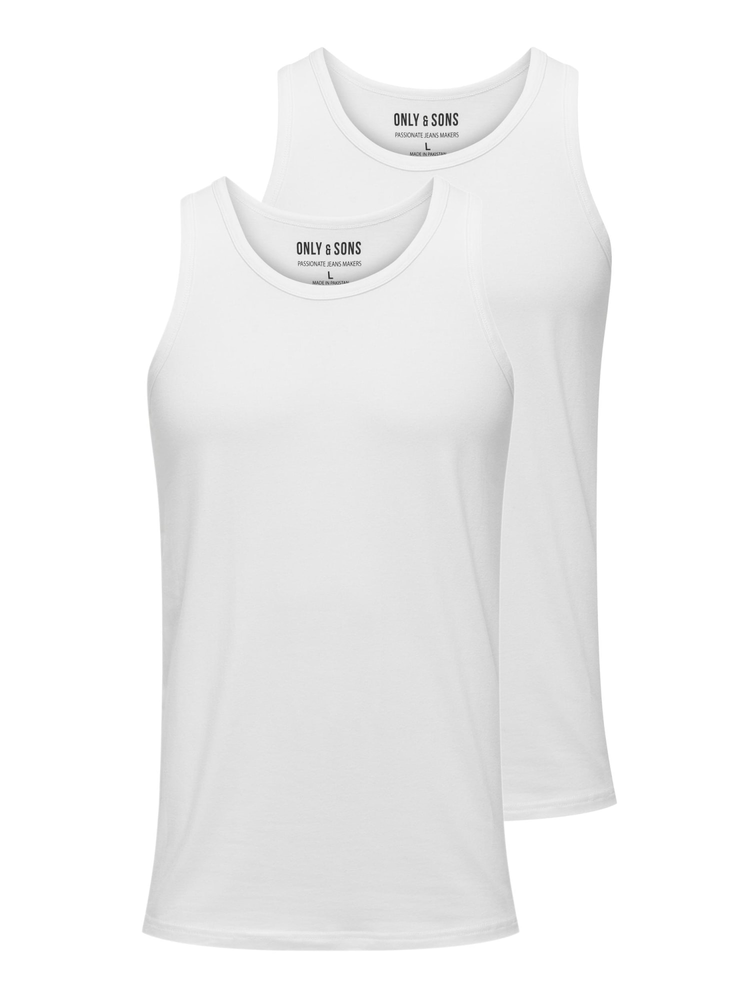 Only&Sons Onstheo miesten 2-pack hihaton ALUSpaita