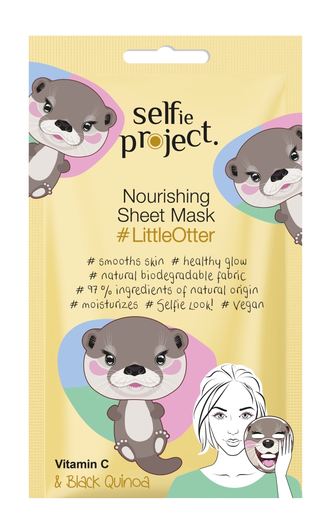 Selfie Project Little Otter kasvonaamio