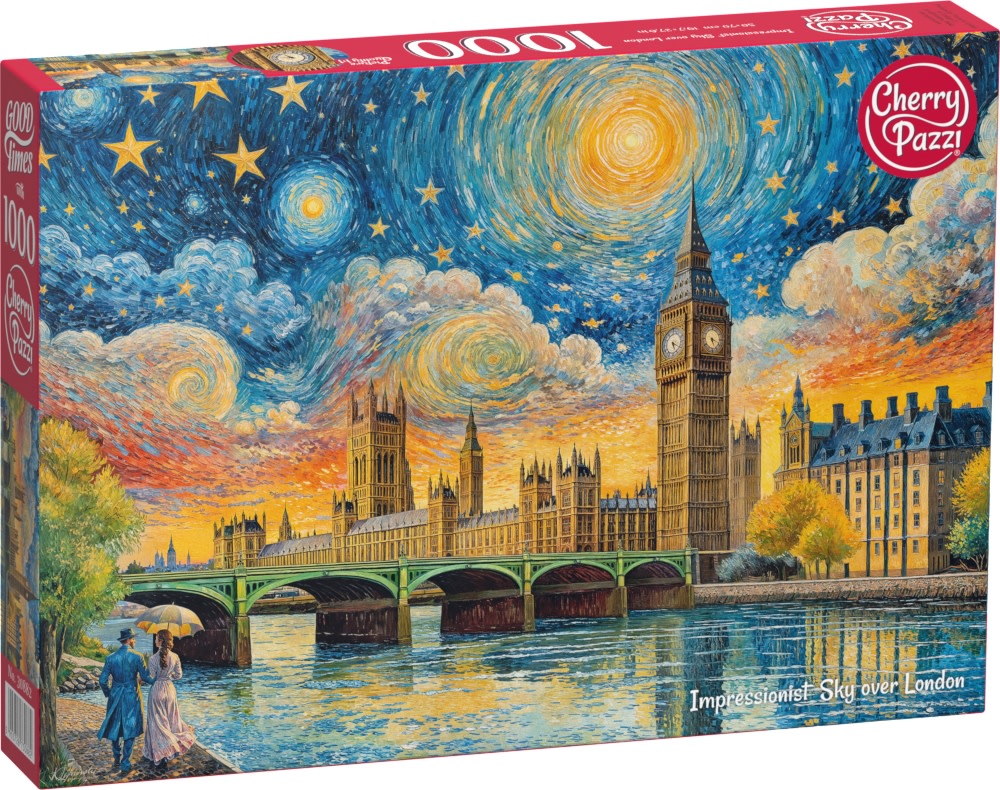 CherryPazzi Impressionist Sky Over London 1000p palapeli