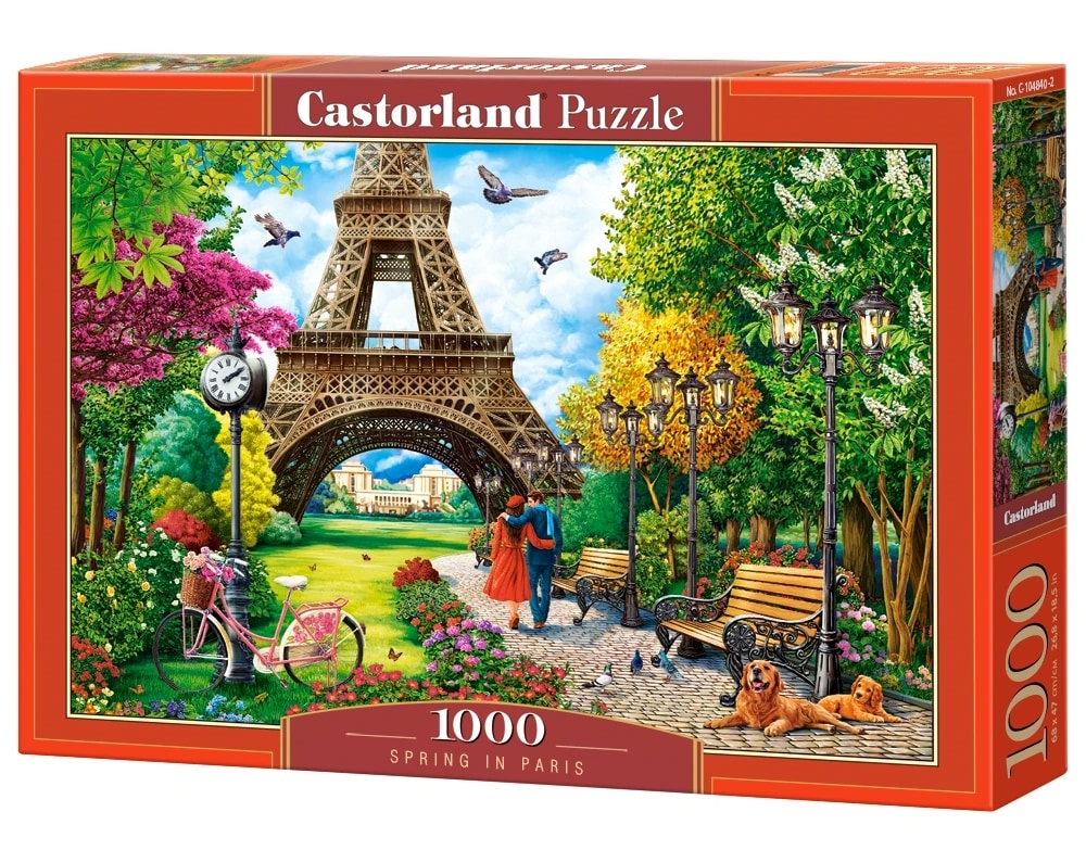 Castorland Spring in Paris 1000p palapeli