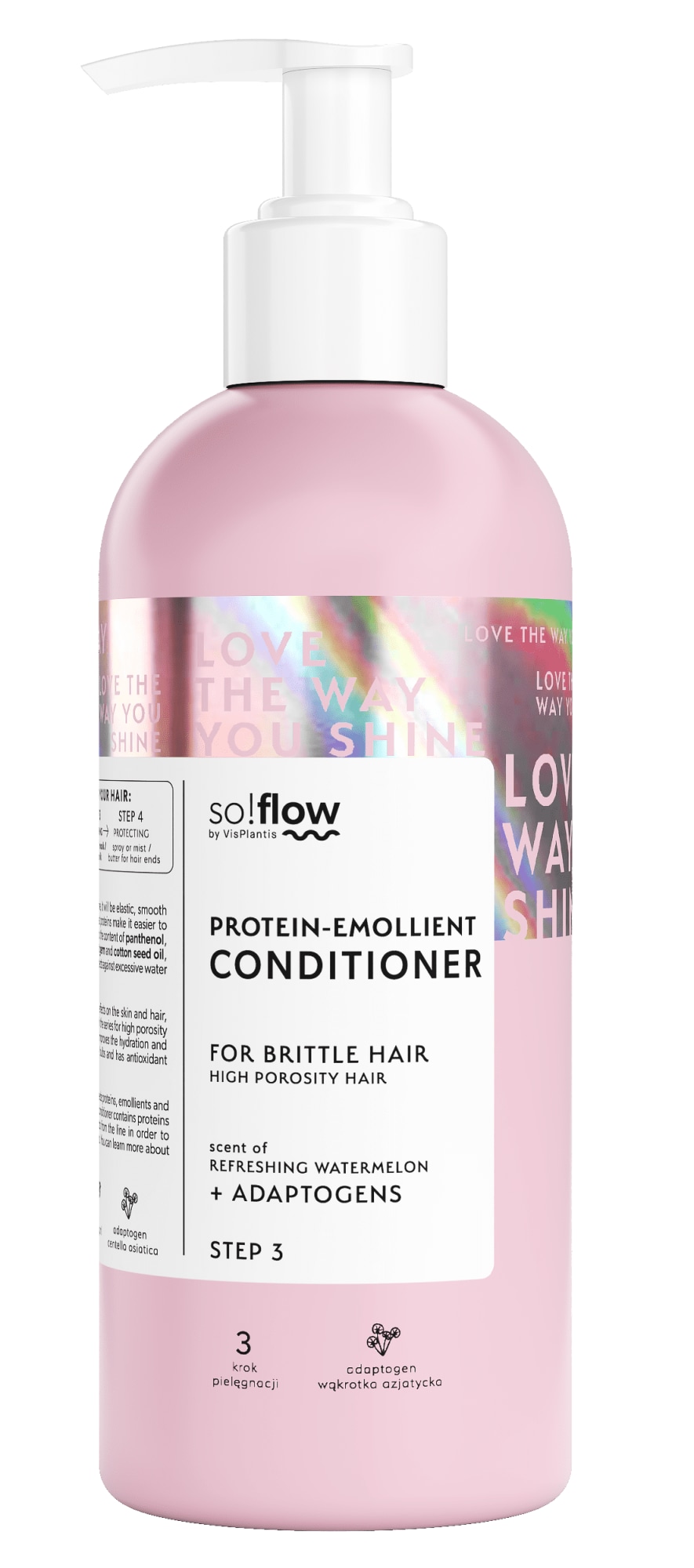 So!Flow erittäin huokoisille ja hauraille hiuksille 400 ml hoitoaine