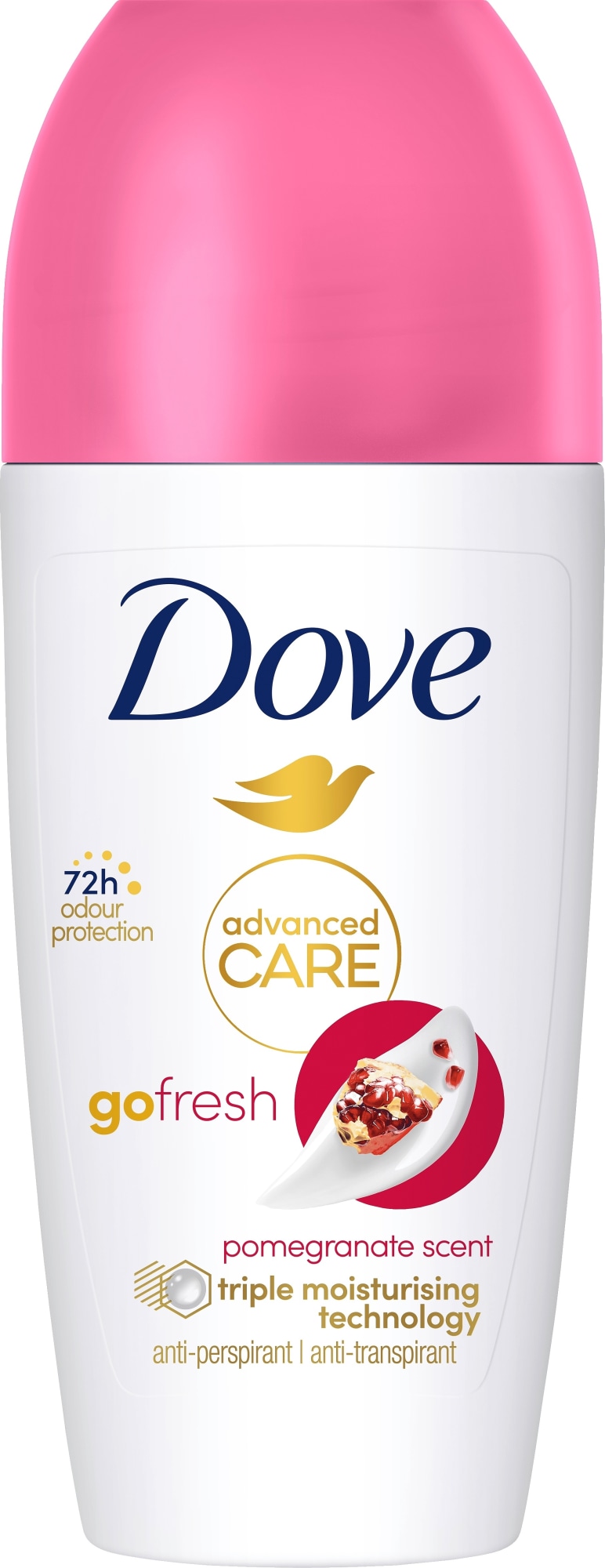 Dove 72h Advanced Care Pomegranate & Lemon Verbena 50 ml Antiperspirant Deo Roll-on