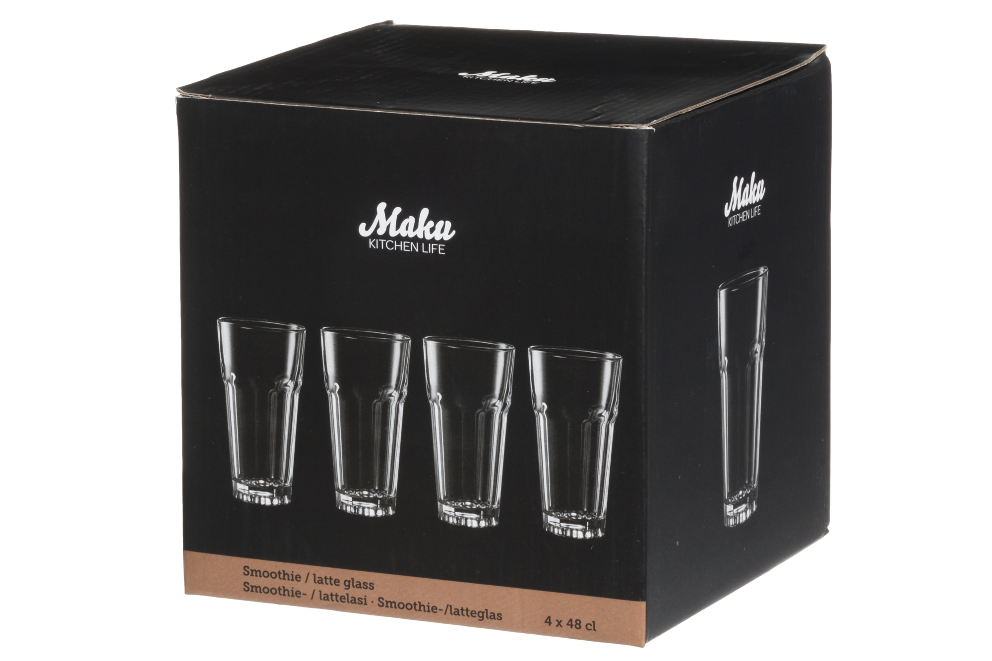 Maku 4 kpl 48 cl smoothie/lattelasi