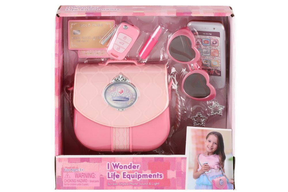 Laukku ja tarvikkeet leikkisetti äänillä