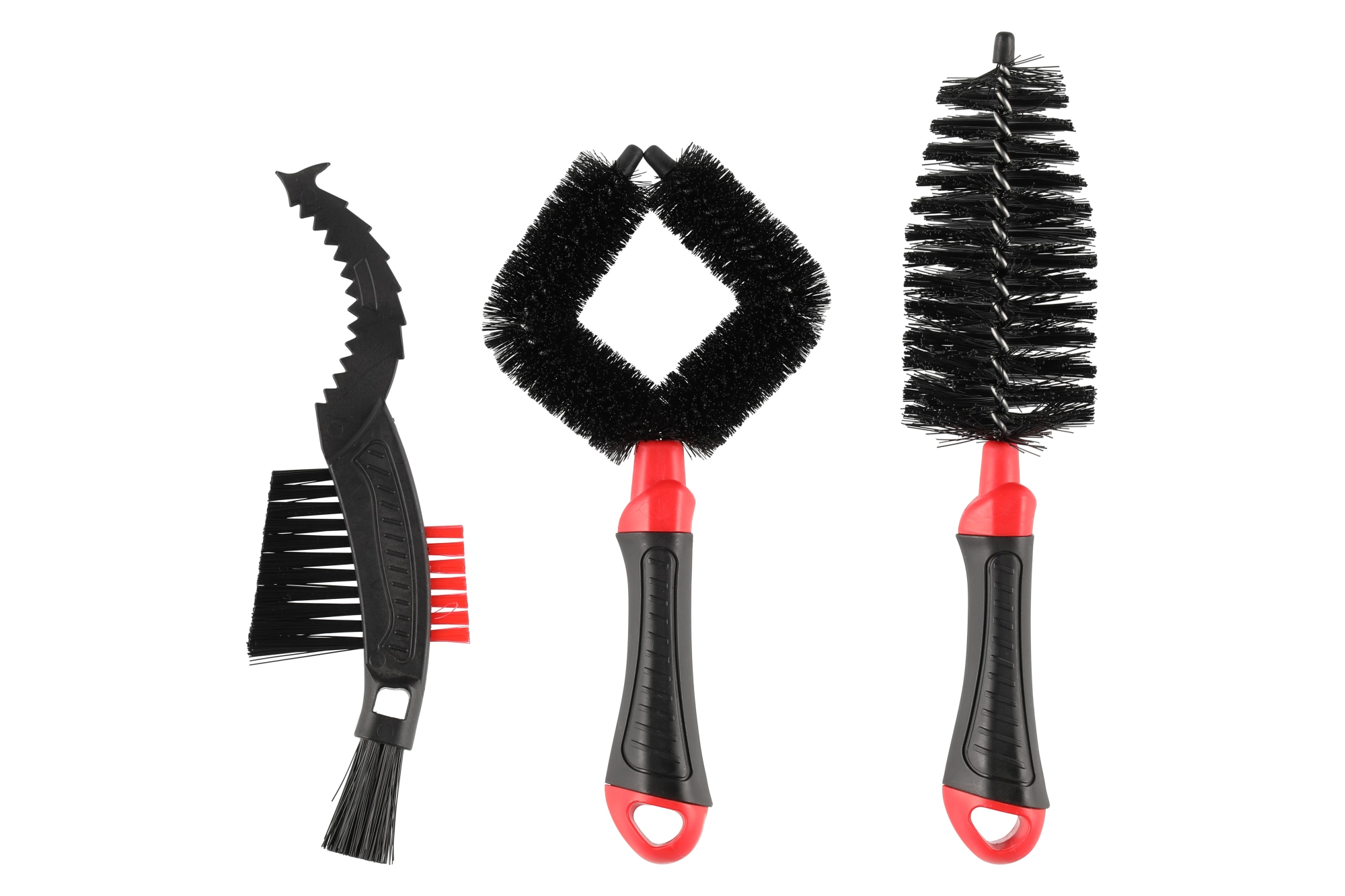 Atom 632011 3-osainen pyörän puhdistusharjasetti