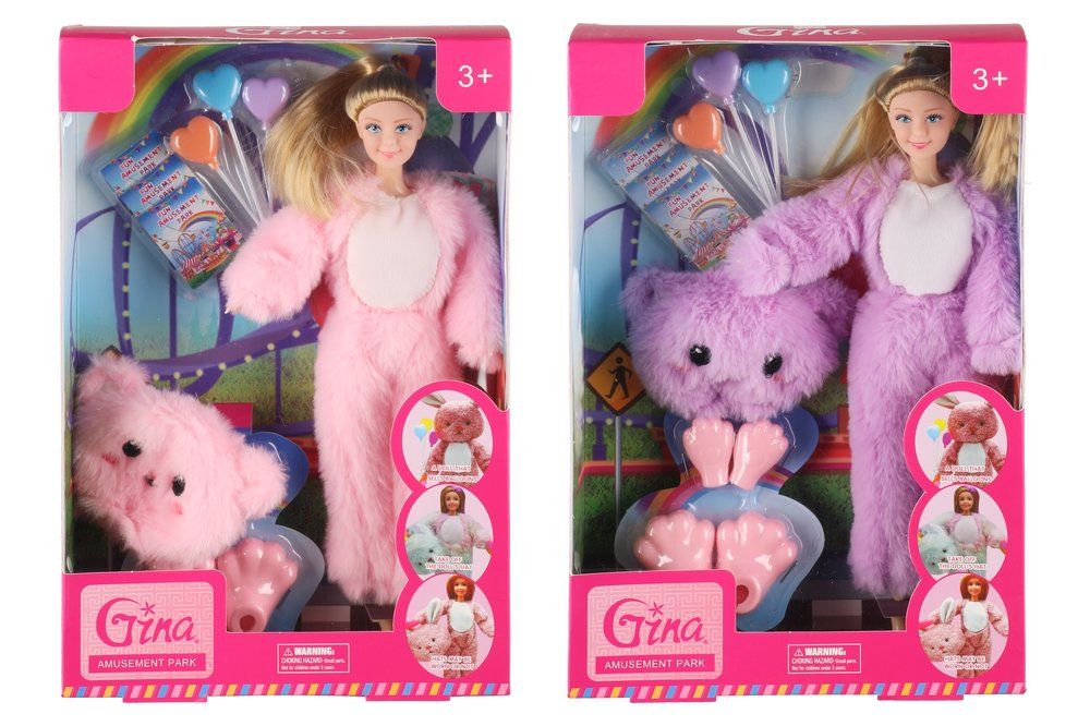 Gina muotinukke pupuasussa (lajitelma)