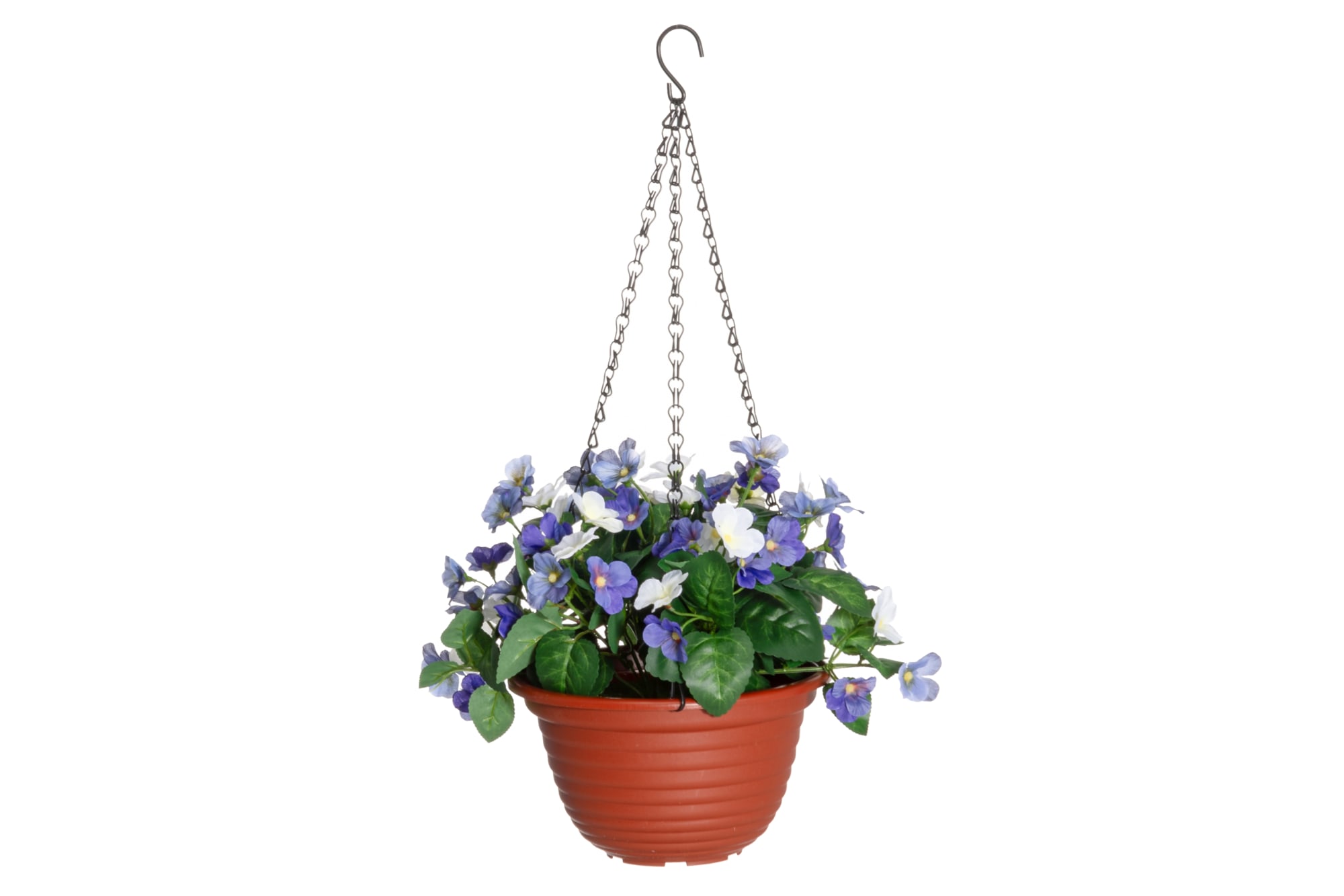 4Living 22 cm orvokki amppelissa tekokukka