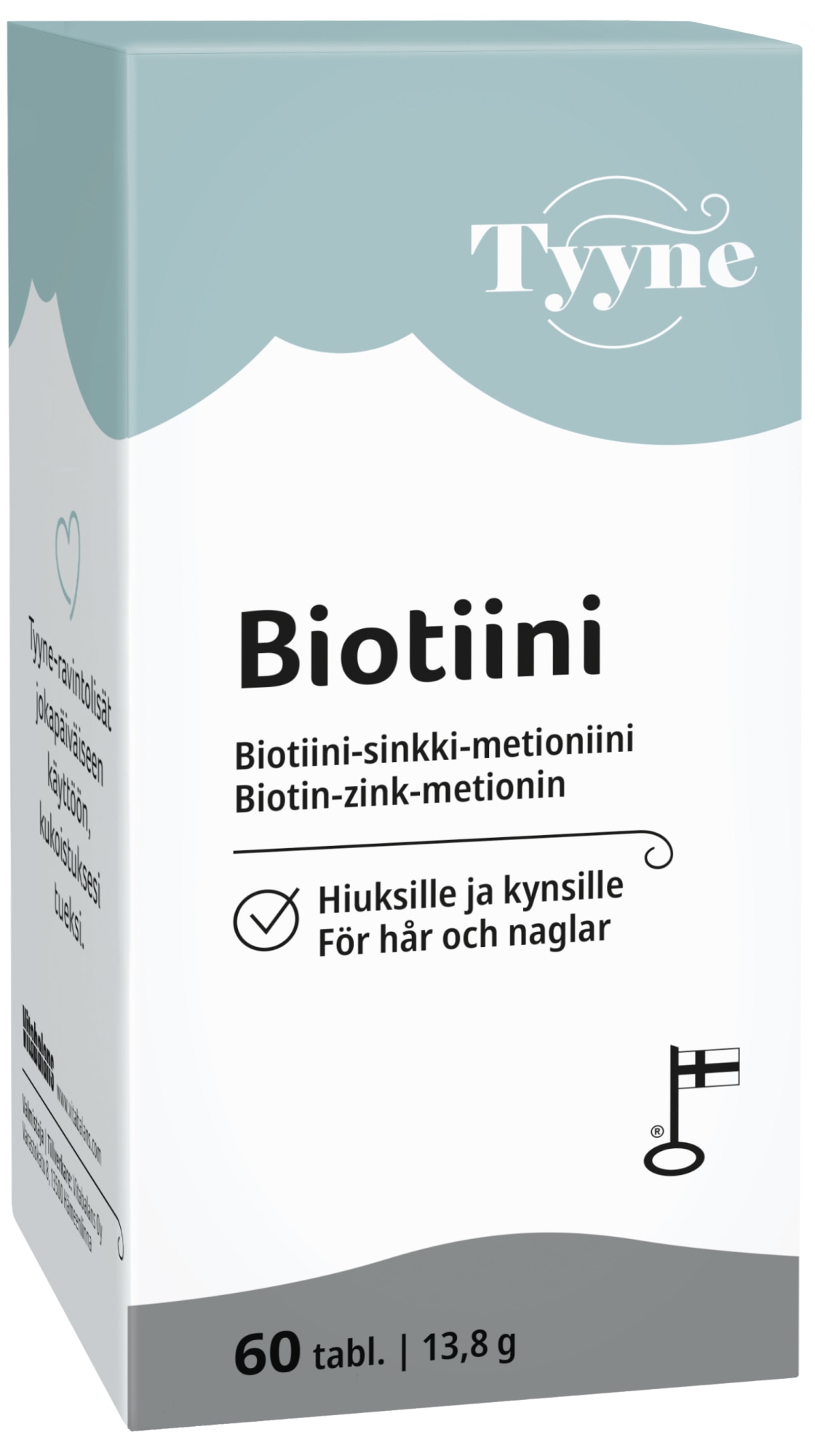 Tyyne Biotiini 60 tabl. ravintolisä