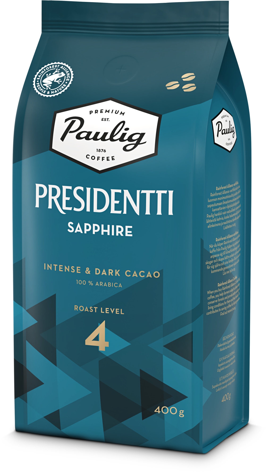 Paulig Presidentti Sapphire 400g kahvipapu