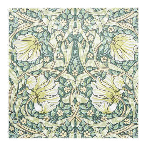 William Morris Pimpernel vihreä 20 kpl lautasliina