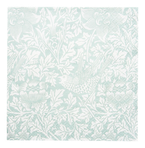 William Morris Bird & Anemone vihreä 20 kpl lautasliina
