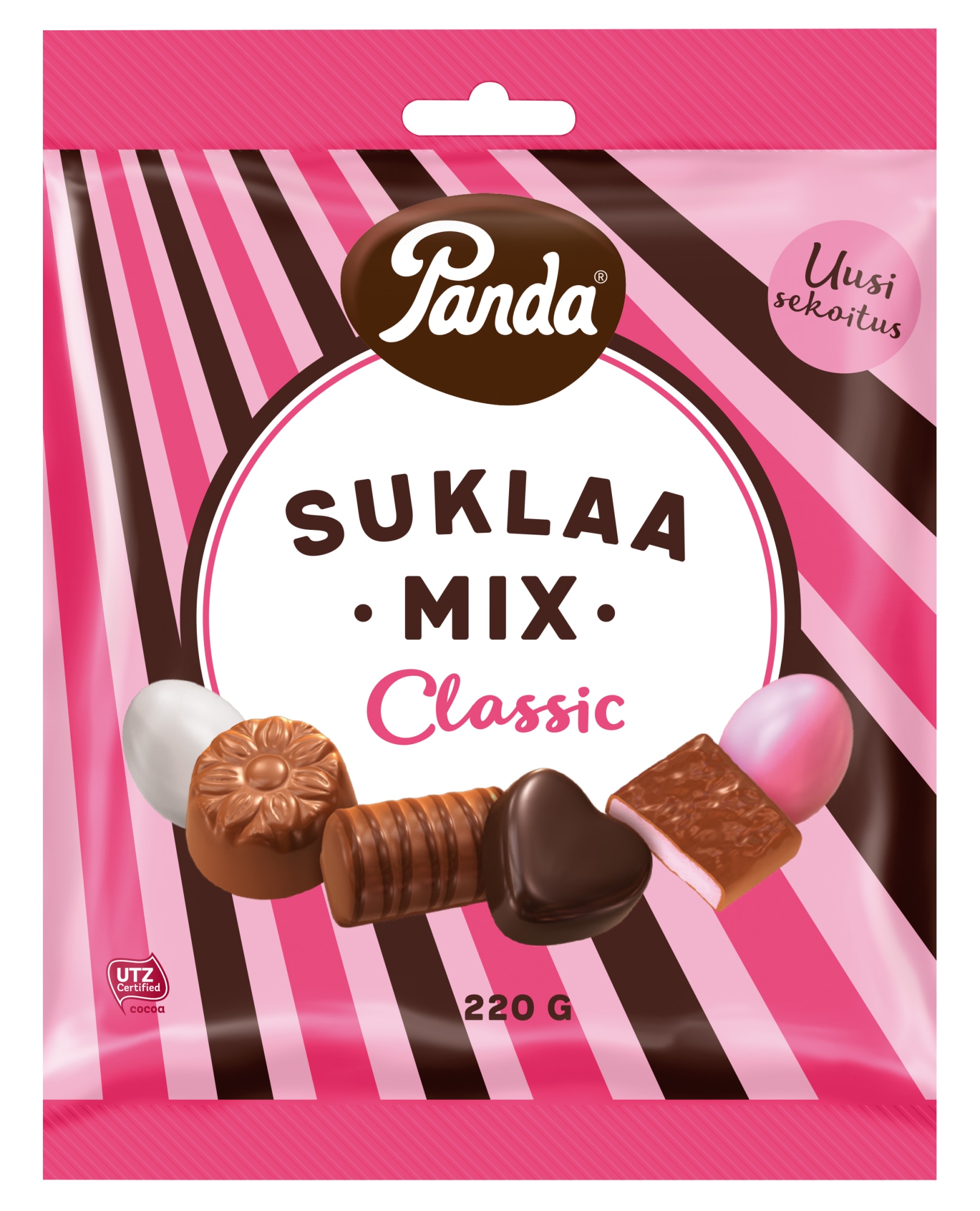 Panda Classic 220 g suklaamix karkkipussi