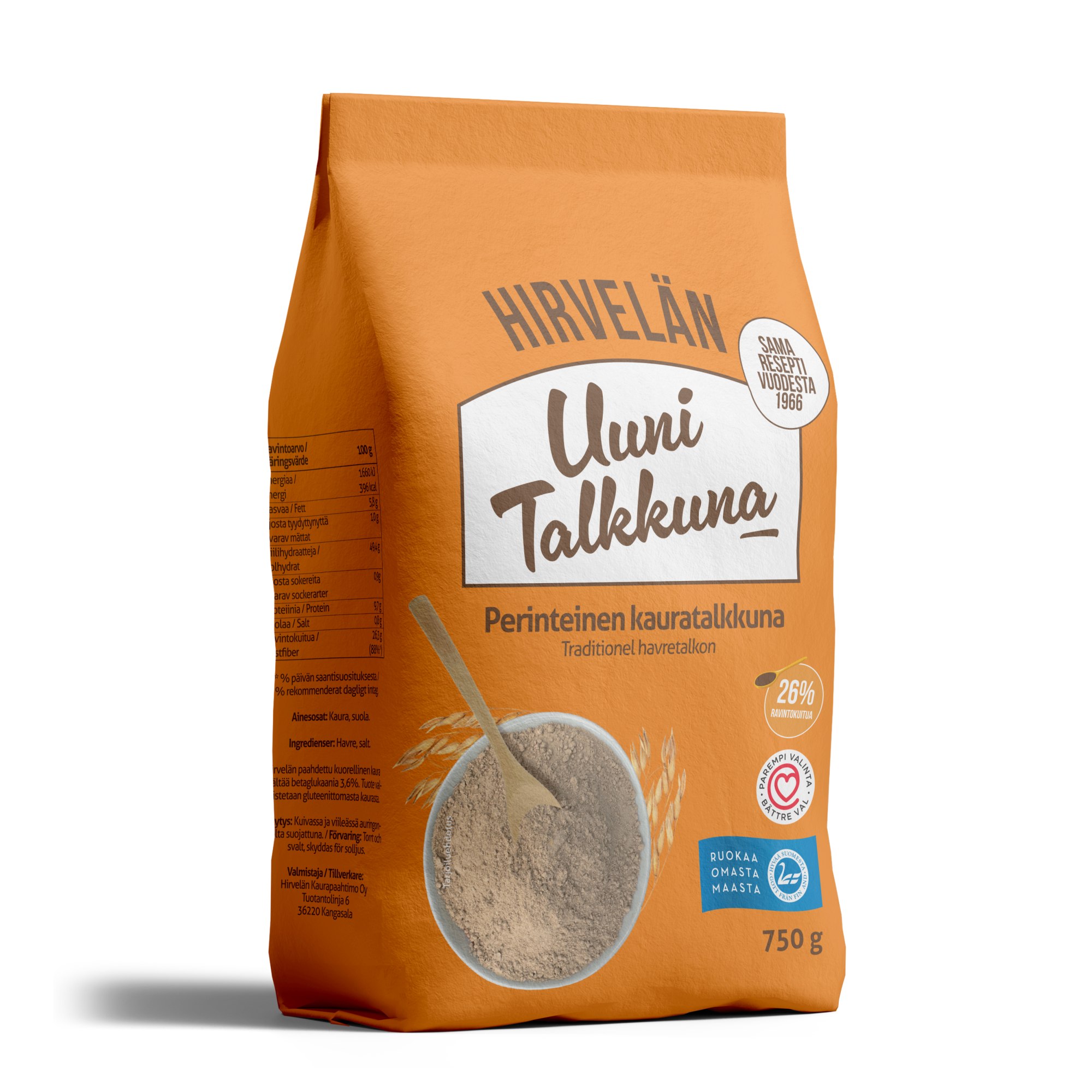 Hirvelän Uunitalkkuna 750g talkkuna