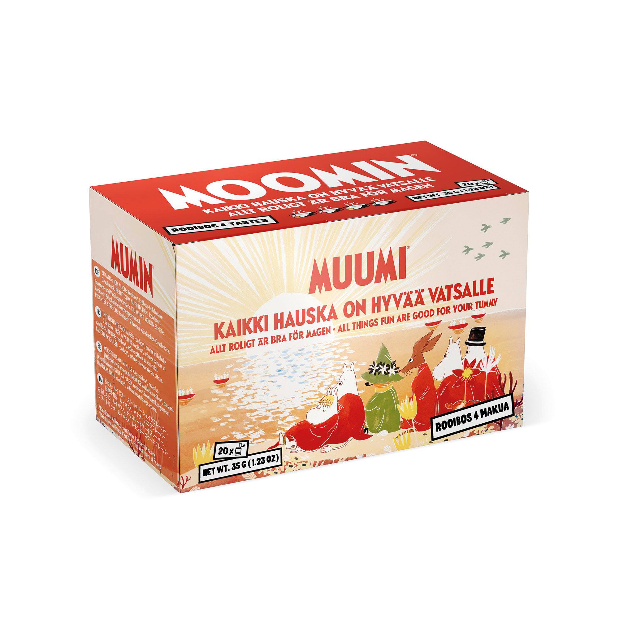 Nordqvist Muumi Kaikki hauska on hyvää vatsalle 20 ps Rooibos tee