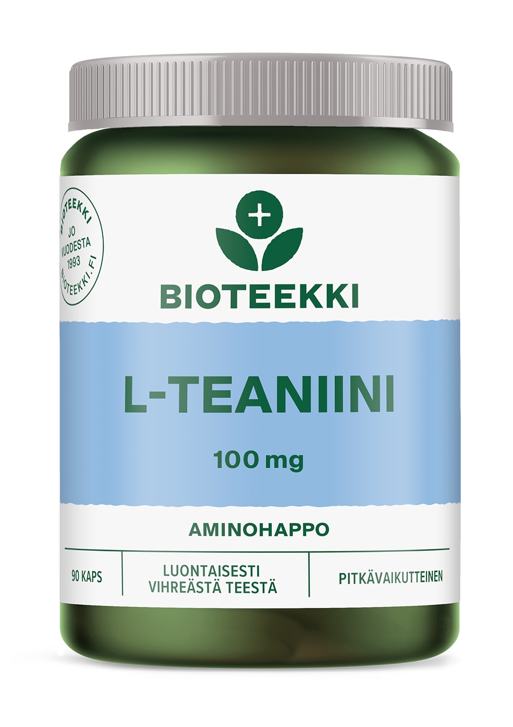 Bioteekki L-Teaniini 90 kaps. ravintolisä
