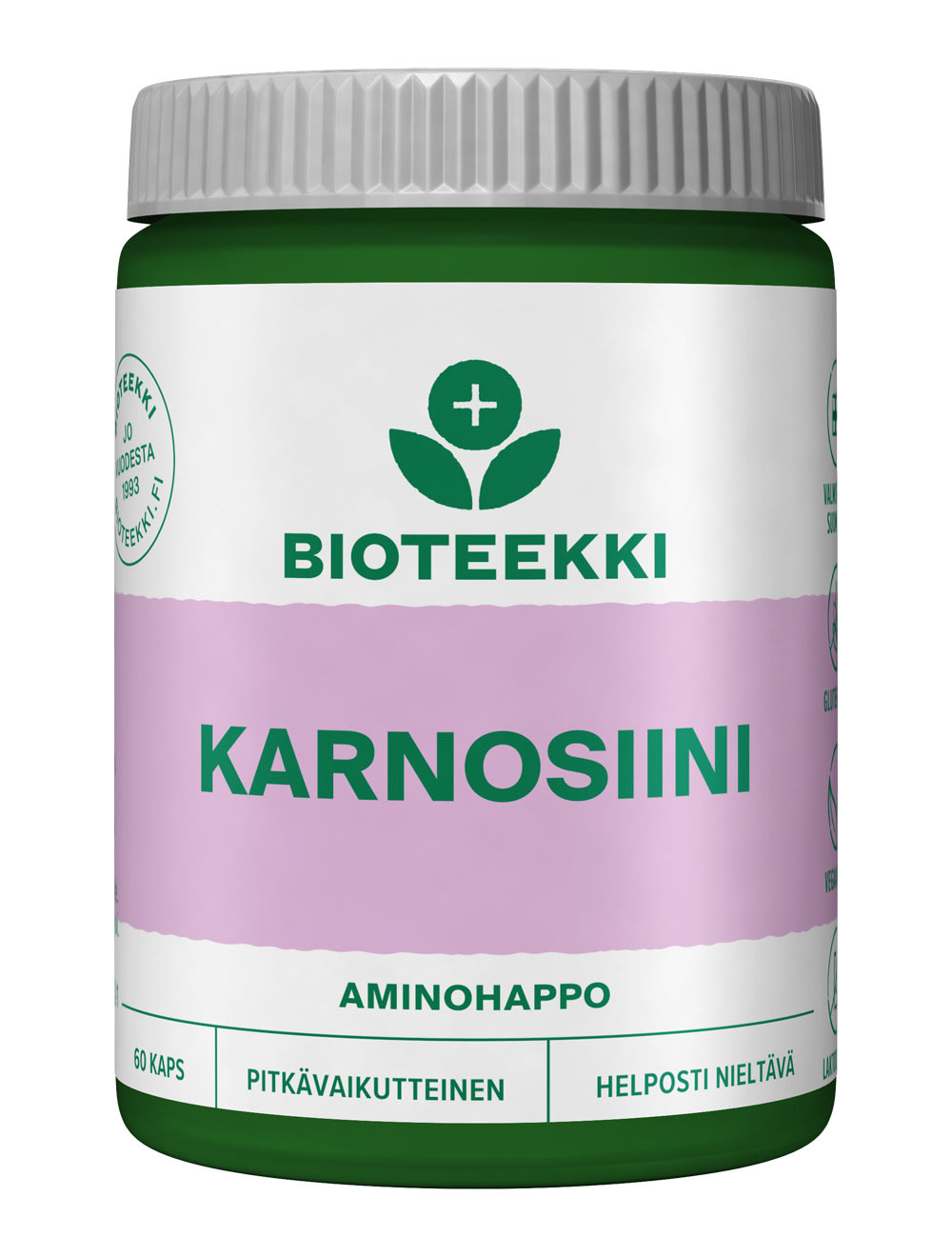 Bioteekki Karnosiini 60kaps. ravintolisä