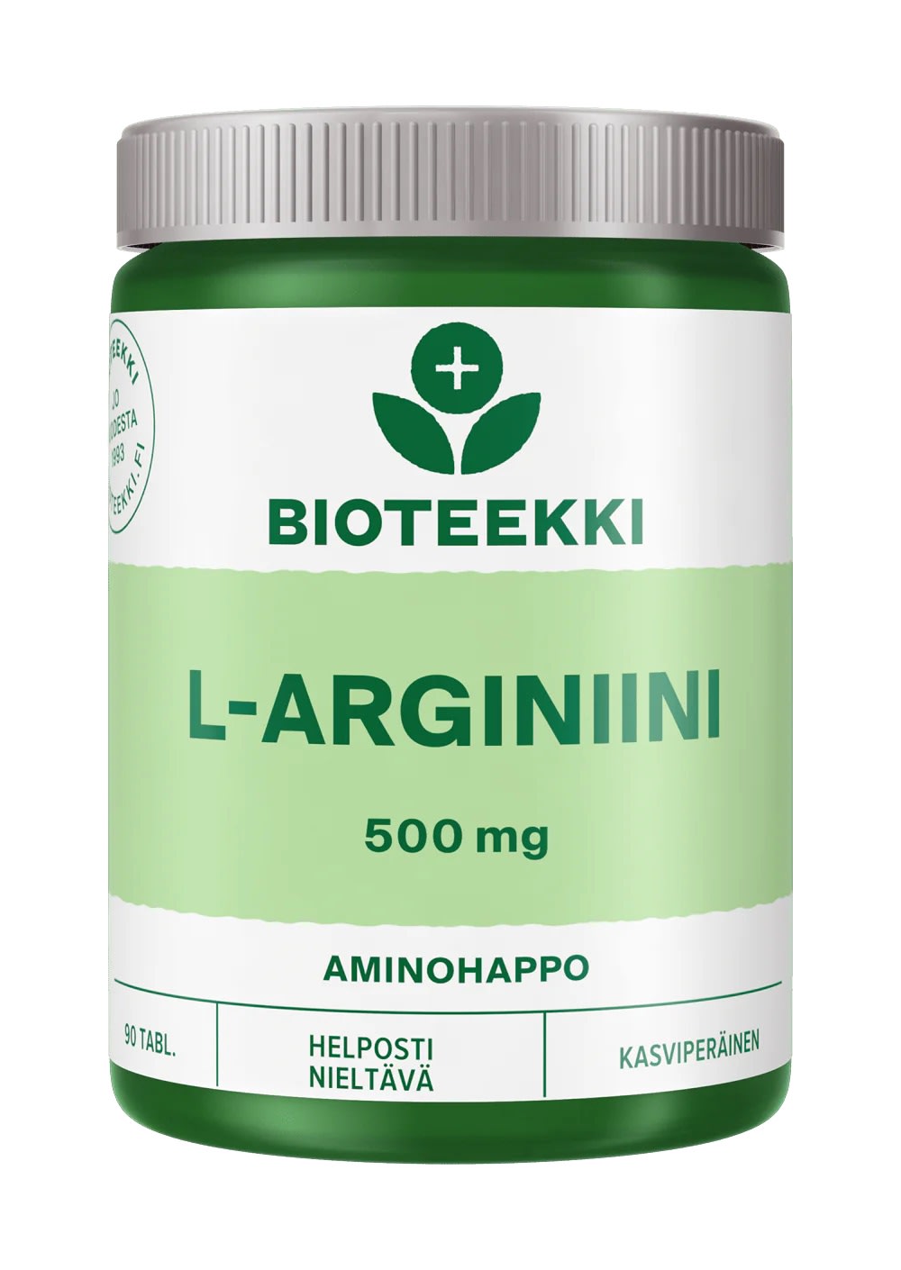 Bioteekki L-Arginiini 90 tabl. ravintolisä