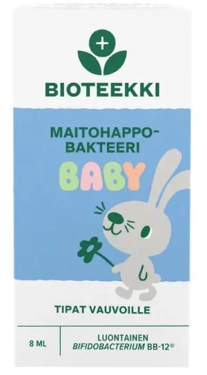 Bioteekki Maitohappobakteeri Baby Tipat 8 ml