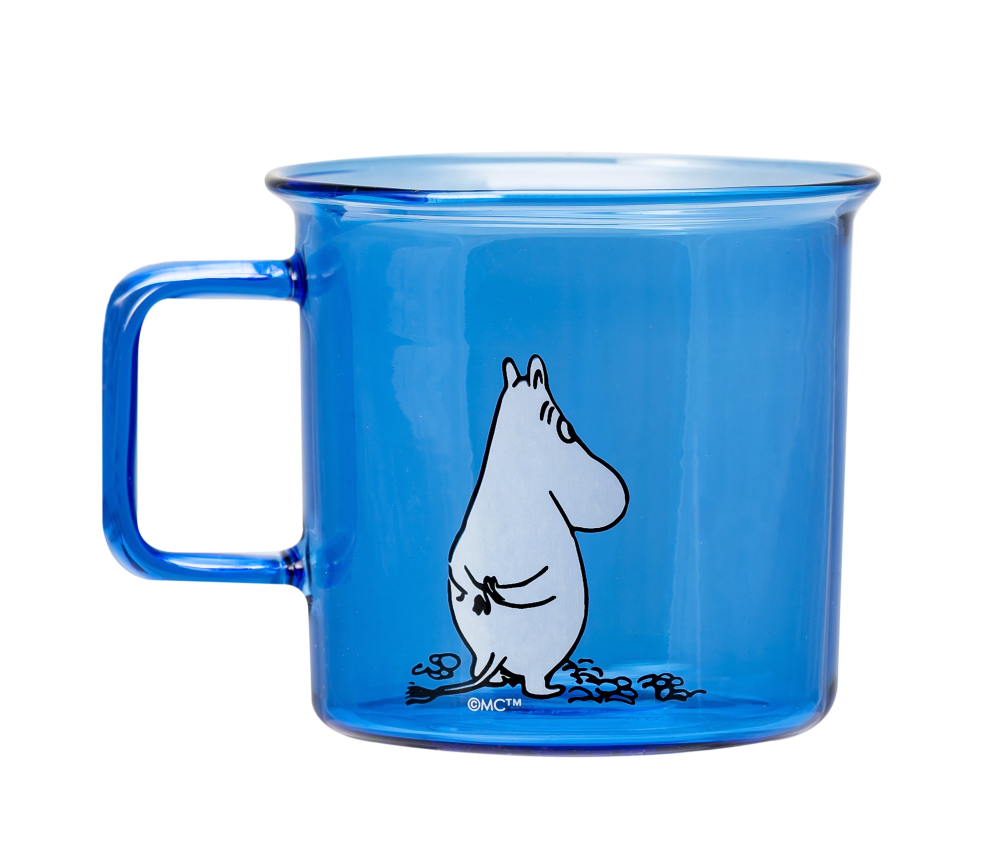 Muurla Originals Muumipeikko 3,5dl sininen lasimuki