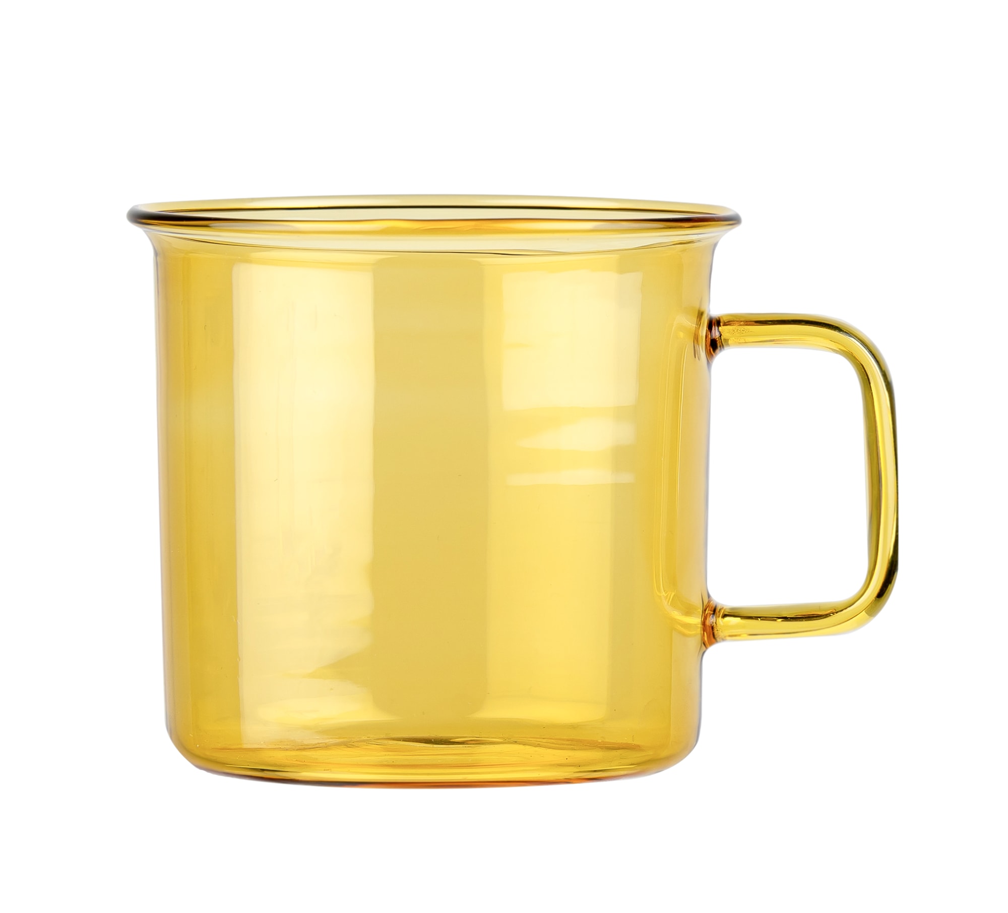 Muurla 3,5dl keltainen lasimuki