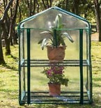 Tarha Minikasvihuone 2 hyllyä