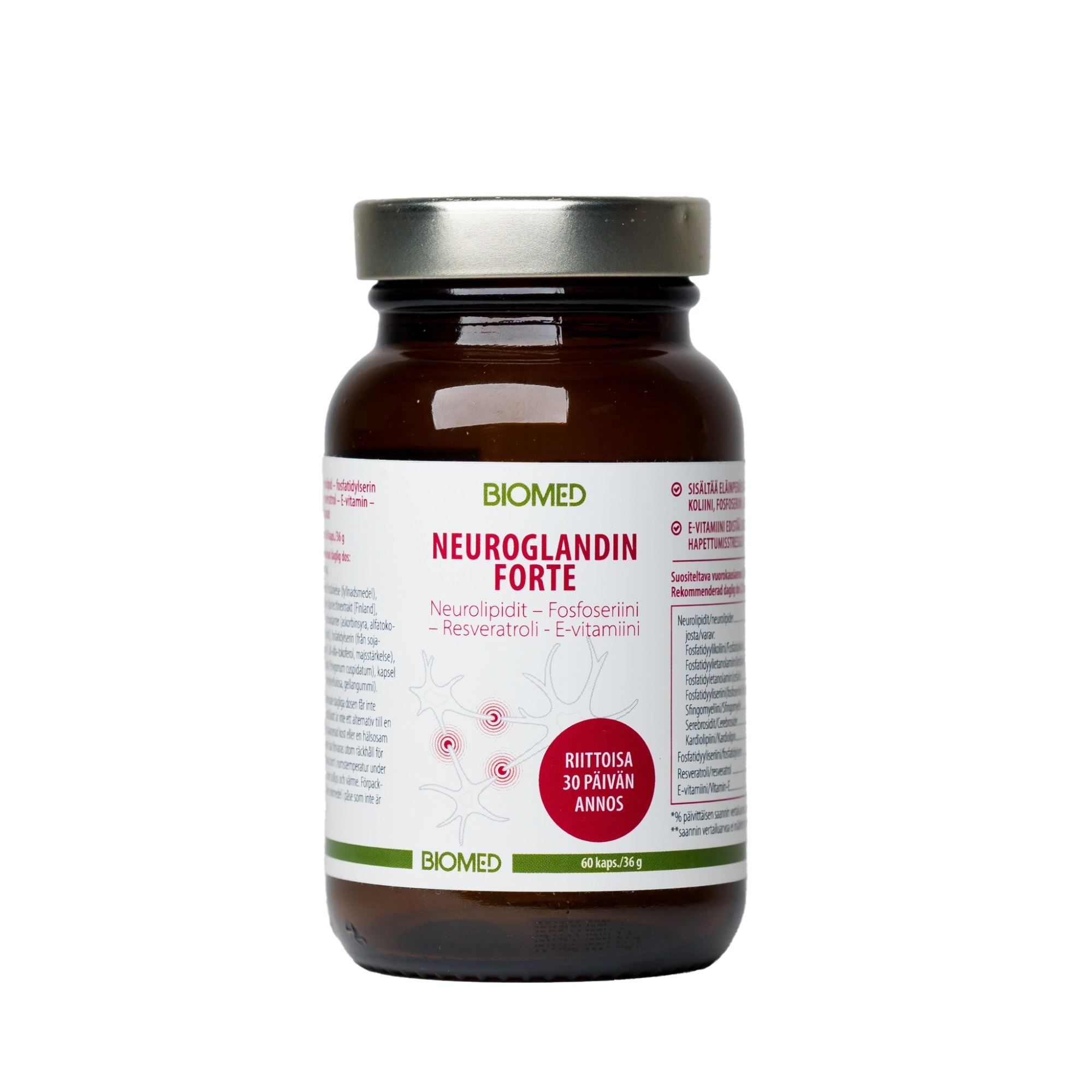 Biomed Neuroglandin forte 60 kaps. ravintolisä